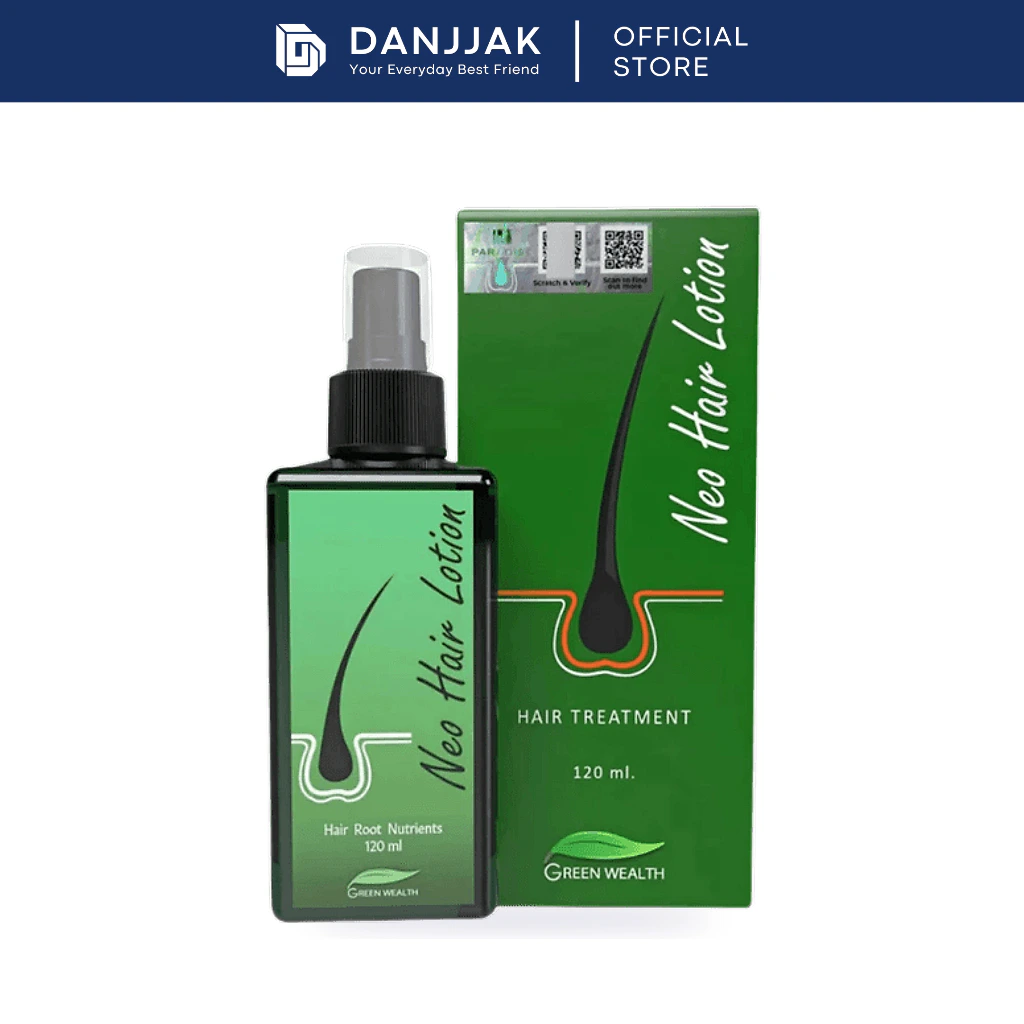 Neo Hair Lotion by Green Wealth 120ml (For Thinning Hair, Hair Loss, Receding Hairline)