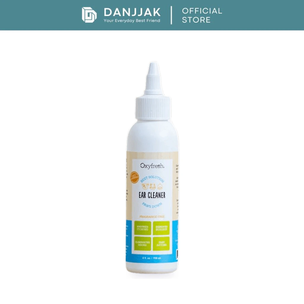 Oxyfresh Pet Ear Cleaner 30ml/118ml (Gentle Non-Irritating Formula)
