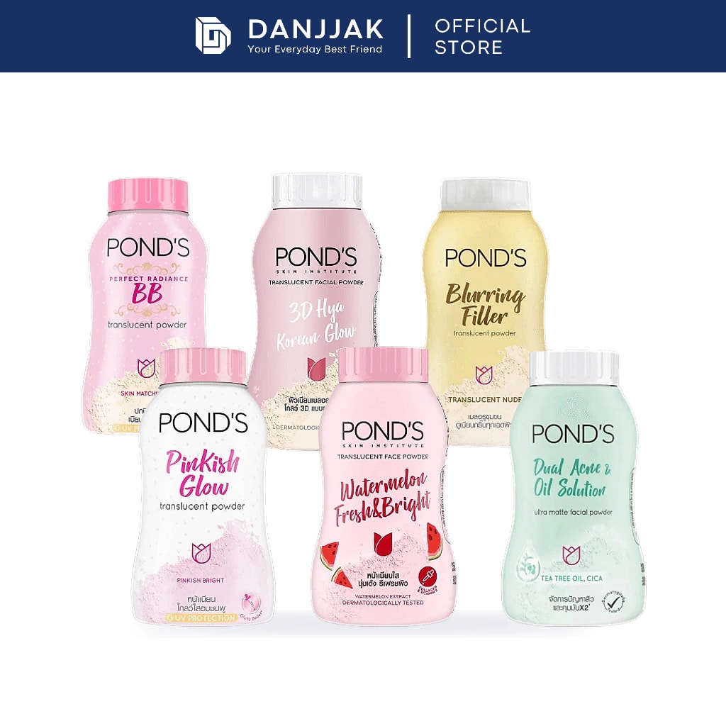 Pond's Translucent Facial Powder 45g (Loose Powder for Smooth Matte Finish)