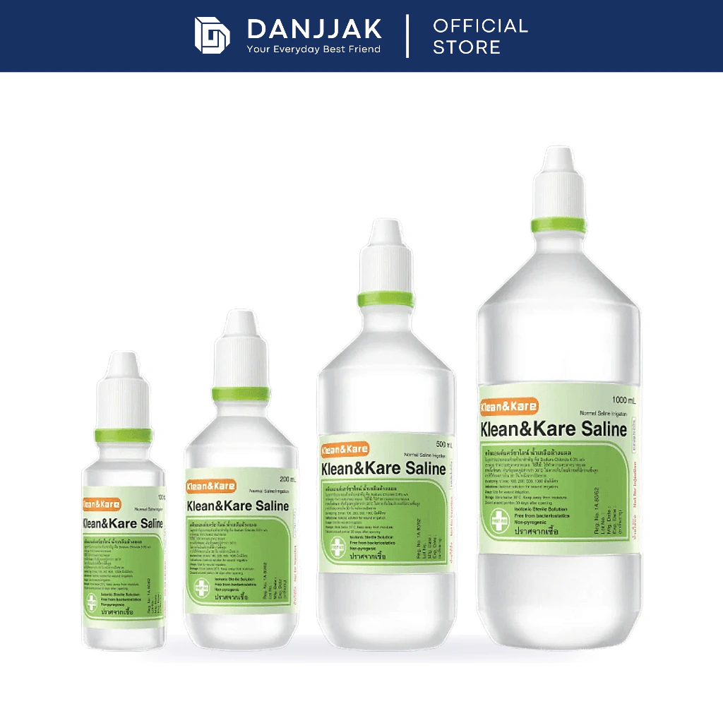 Klean & Kare 0.9% Normal Saline Solution (Sterile Saline for Contact Lens, Wound Cleansing, Nasal Irrigation)